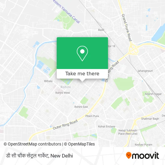 डी सी चौक सेंट्रल मार्केट map