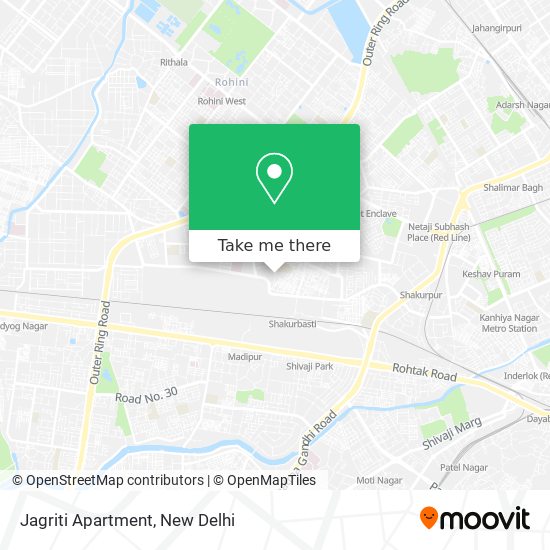 Jagriti Apartment map