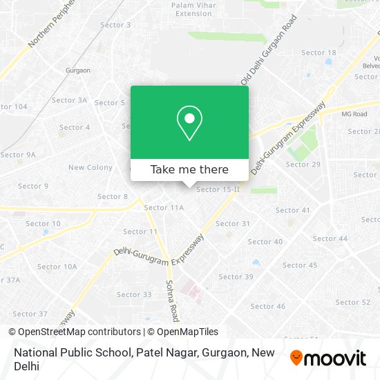 National Public School, Patel Nagar, Gurgaon map