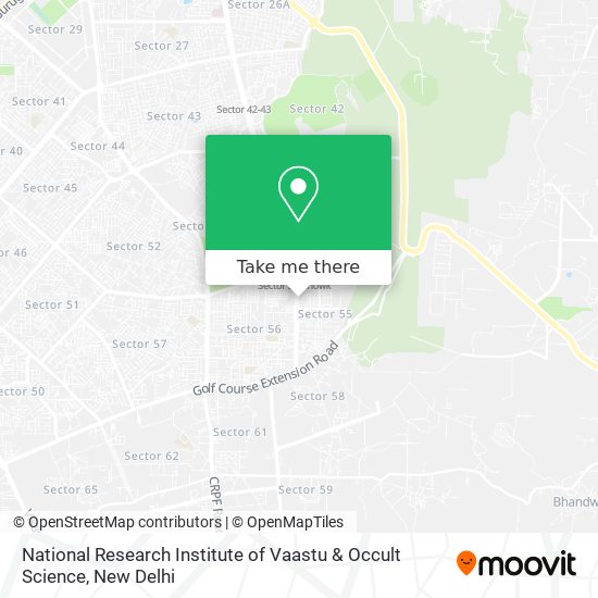 National Research Institute of Vaastu & Occult Science map