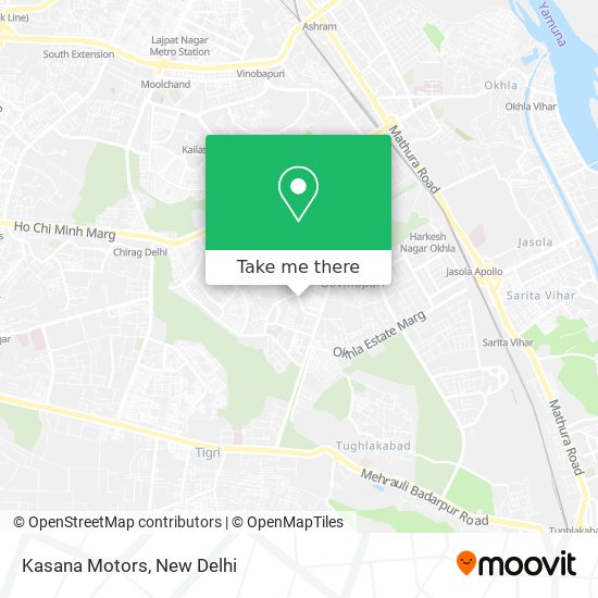 Kasana Motors map