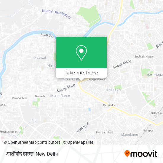 आशीर्वाद हाउस map