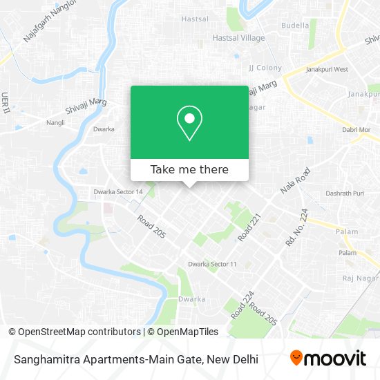 Sanghamitra Apartments-Main Gate map