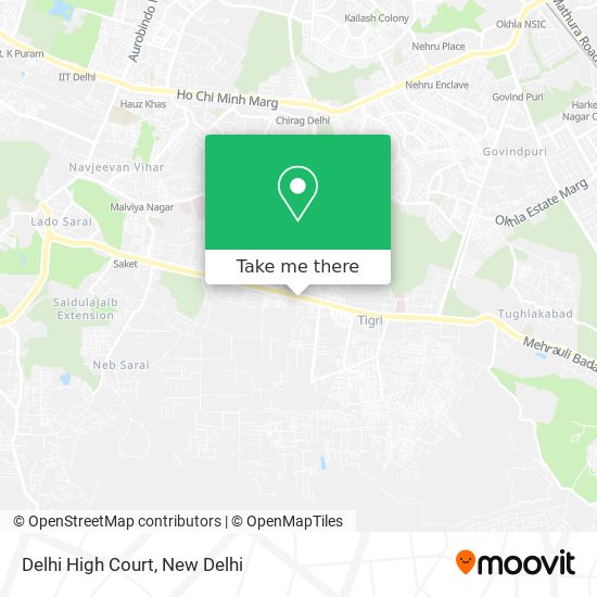 Delhi High Court map