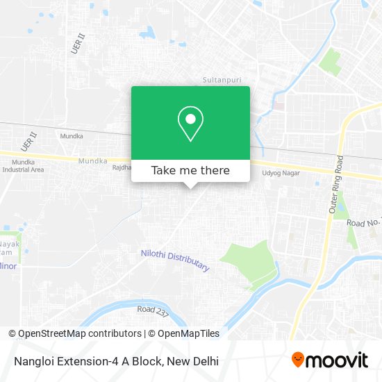 Nangloi Extension-4 A Block map