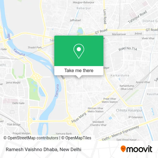 Ramesh Vaishno Dhaba map