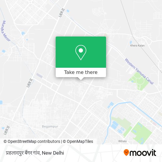 प्रहलादपुर बैंगर गांव map