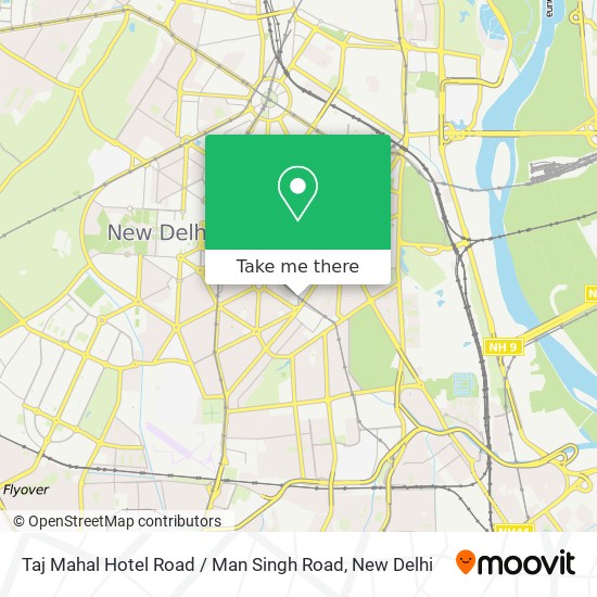Taj Mahal Hotel Road / Man Singh Road map