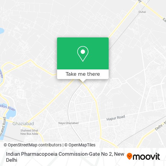 Indian Pharmacopoeia Commission-Gate No 2 map