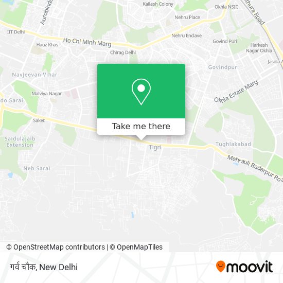 गर्व चौक map