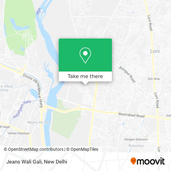 Jeans Wali Gali in Delhi by Bus 