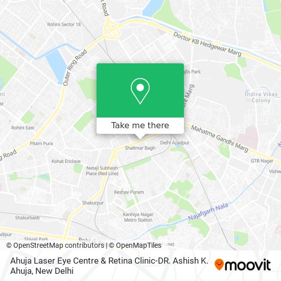 Ahuja Laser Eye Centre & Retina Clinic-DR. Ashish K. Ahuja map