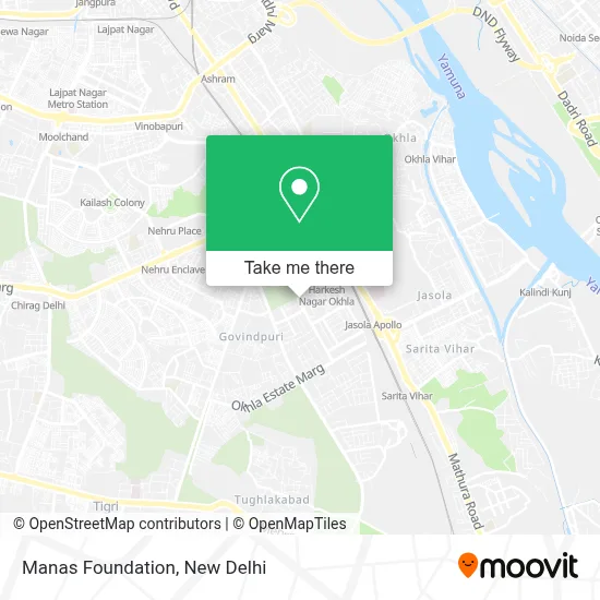 Manas Foundation map