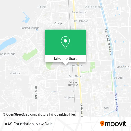Aas Foundation map