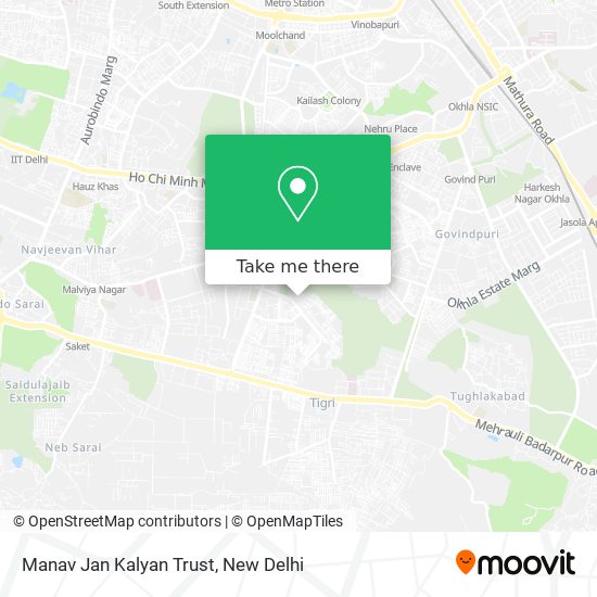 Manav Jan Kalyan Trust map