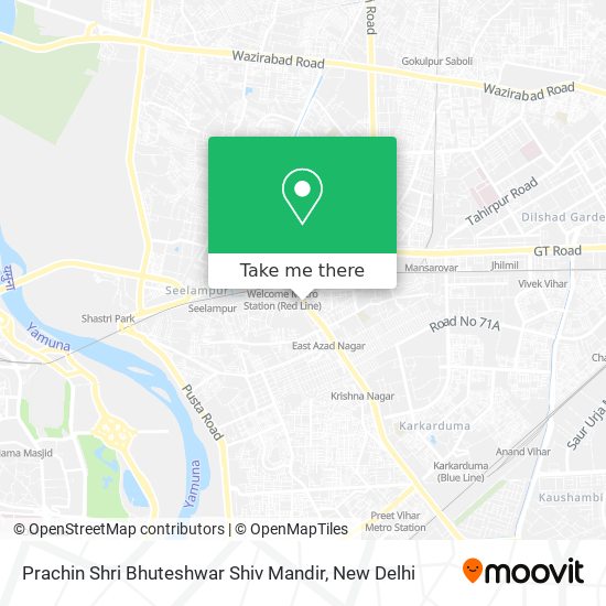 Prachin Shri Bhuteshwar Shiv Mandir map