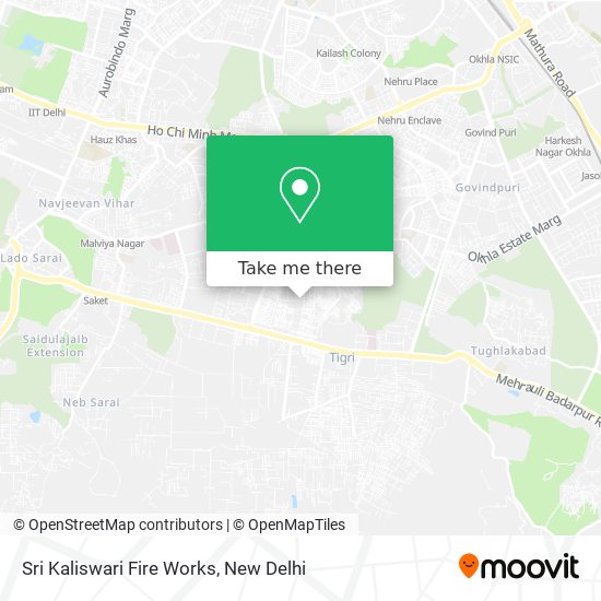Sri Kaliswari Fire Works map