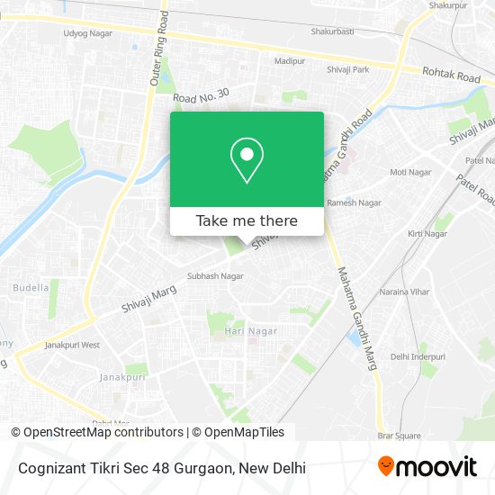 Cognizant Tikri Sec 48 Gurgaon map