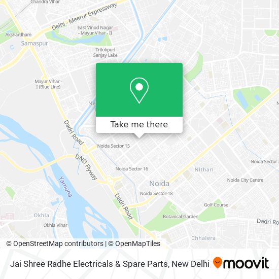 Jai Shree Radhe Electricals & Spare Parts map