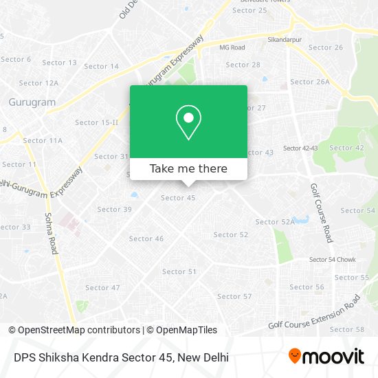 DPS Shiksha Kendra Sector 45 map