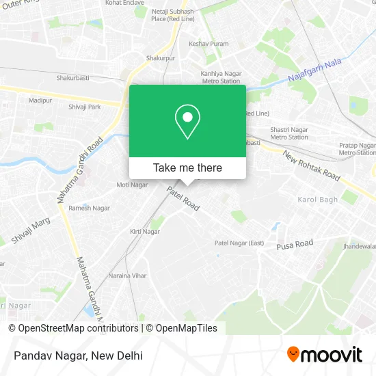 Pandav Nagar map