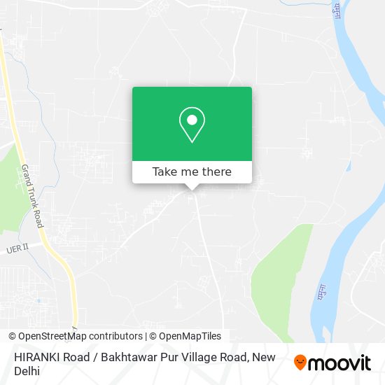 HIRANKI Road / Bakhtawar Pur Village Road map