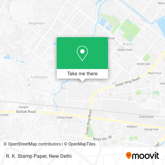 R. K. Stamp Paper map