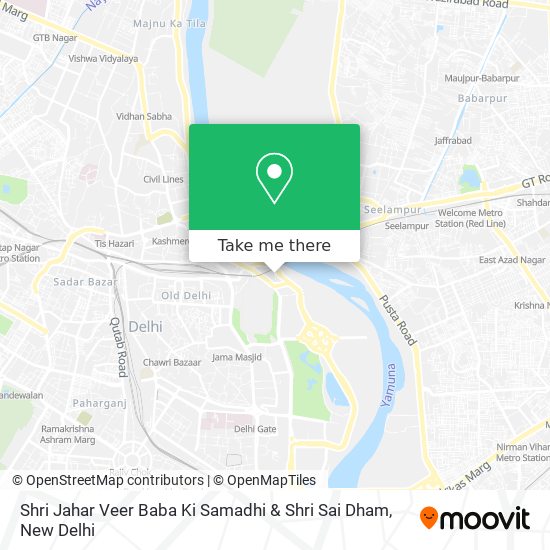 Shri Jahar Veer Baba Ki Samadhi & Shri Sai Dham map