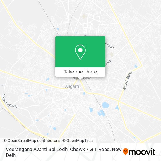 Veerangana Avanti Bai Lodhi Chowk / G T Road map