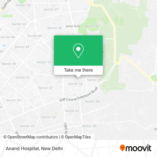 Anand Hospital map