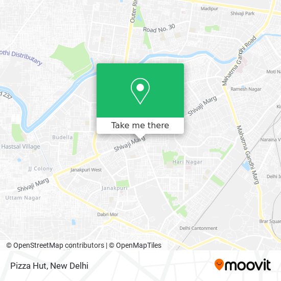 Pizza Hut map