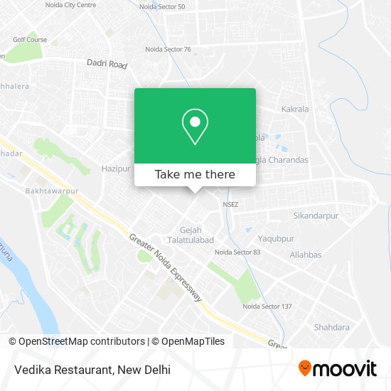 Vedika Restaurant map