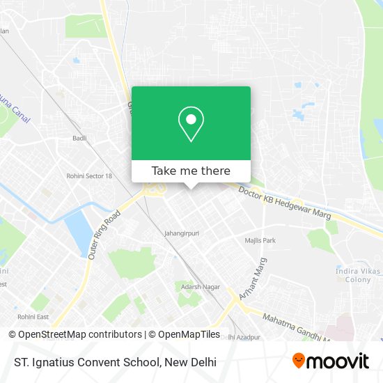 ST. Ignatius Convent School map