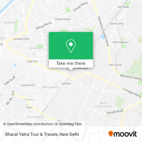 Bharat Yatra Tour & Travels map