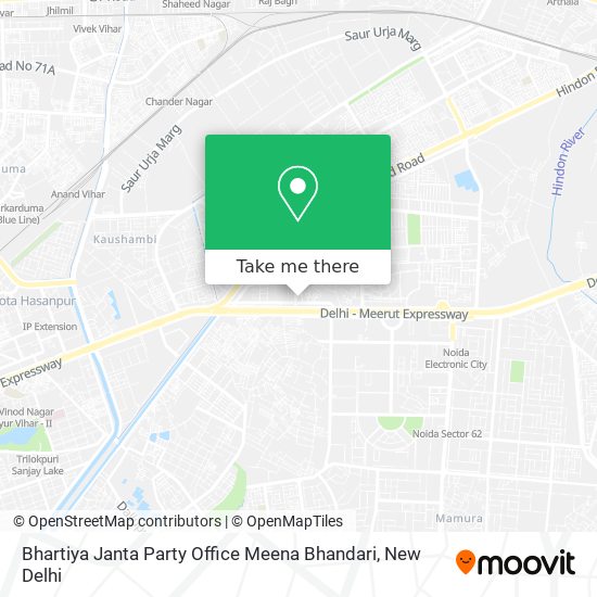 Bhartiya Janta Party Office Meena Bhandari map