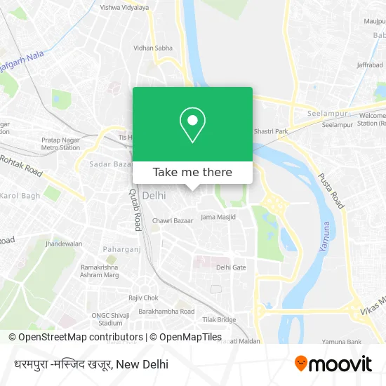 धरमपुरा -मस्जिद खजूर map