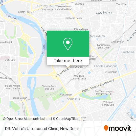 DR. Vohra's Ultrasound Clinic map