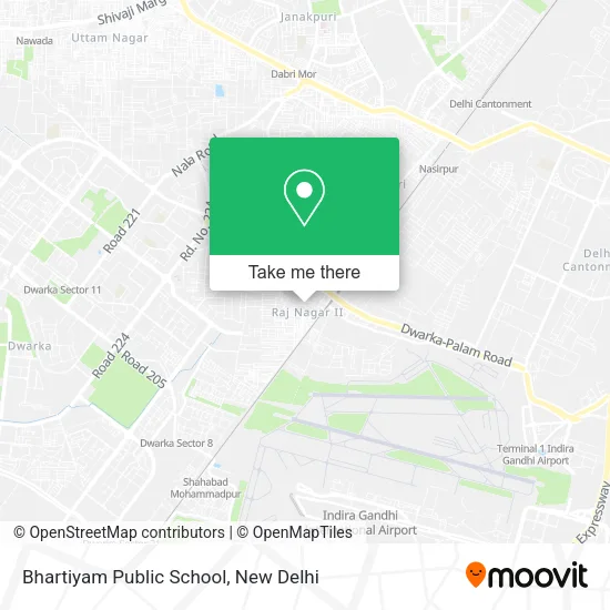 Bhartiyam Public School map