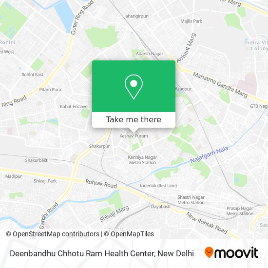 Deenbandhu Chhotu Ram Health Center map