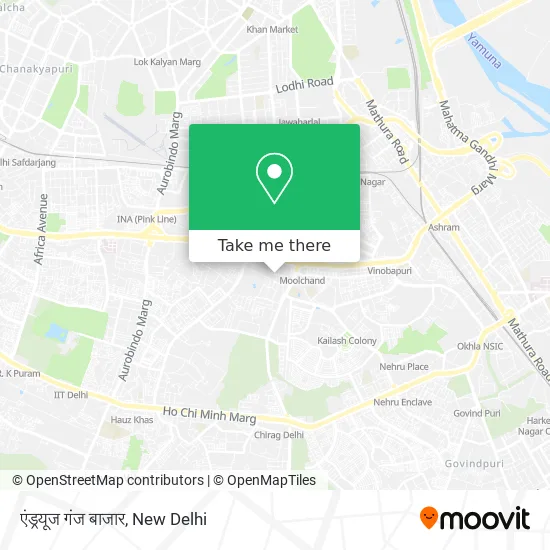 एंड्रयूज गंज बाजार map