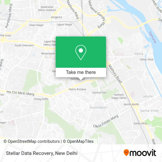 Stellar Data Recovery map