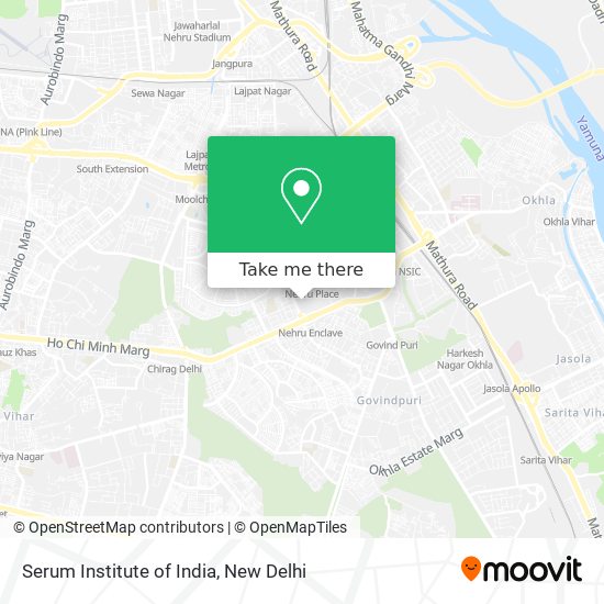 Serum Institute of India map