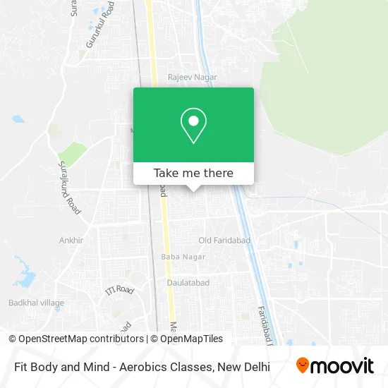 Fit Body and Mind - Aerobics Classes map