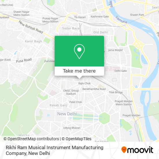 Rikhi Ram Musical Instrument Manufacturing Company map