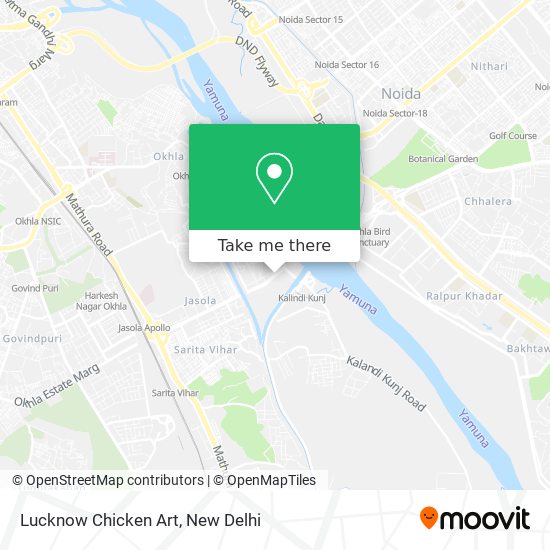 Lucknow To Delhi Map How To Get To Lucknow Chicken Art In Delhi By Bus Or Metro?
