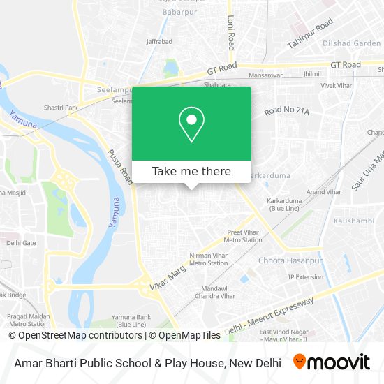 Amar Bharti Public School & Play House map