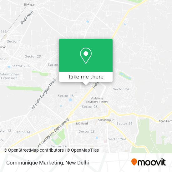 Communique Marketing map