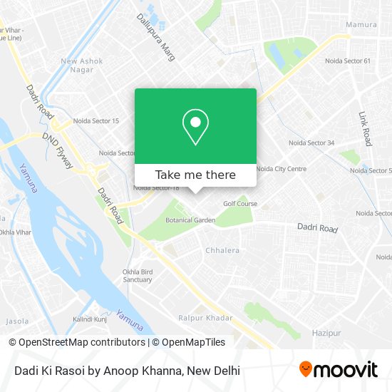 Dadi Ki Rasoi by Anoop Khanna map