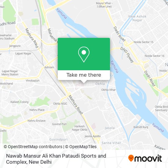 Nawab Mansur Ali Khan Pataudi Sports and Complex map