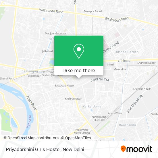 Priyadarshini Girls Hostel map